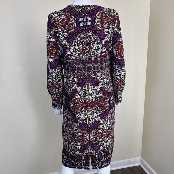 Chico's Womens Size 1P Medallion Print Sheath Midi NEW Dress Floral Party Office - Picture 7 of 15